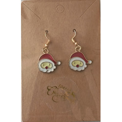 Festive Earrings - Santa...
