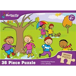 Wooden Puzzle - 36 Piece - Winter