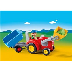 Playmobil 123 - Tractor with Trailer