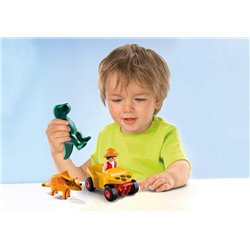 Playmobil 123 - Explorer with Dinos