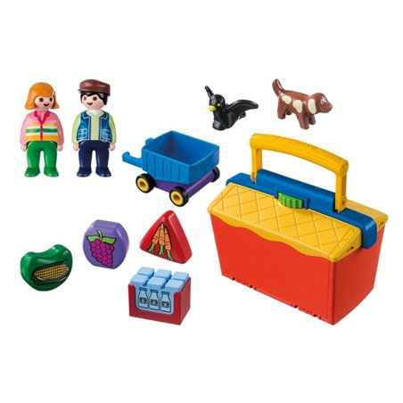 Playmobil 123 - My Take Along Market Stall