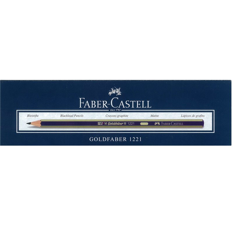 Fabe-Castell - Goldfaber 1221 B Pencil (Box of 12)
