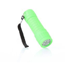 Mini Rubber Torch - 9 LED light (EACH)