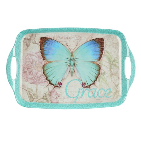 Christian Art Gifts - Butterfly Blessings - Melamine Serving Tray