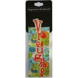 Christian Art Gifts - Afrikaans Magnetic Bookmark - Vreugde