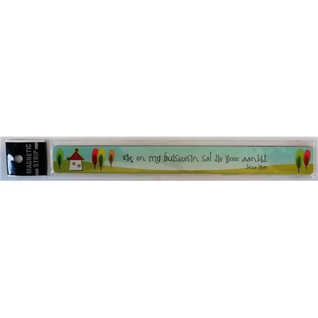 Christian Art Gifts - Magnetic Strip - Ek en My Huis