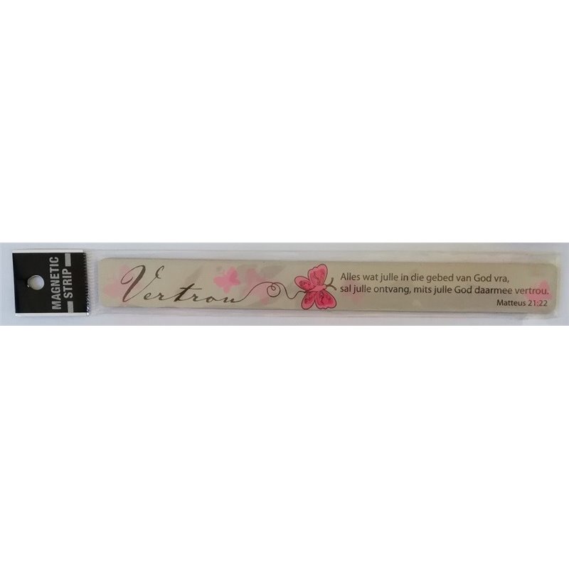 Christian Art Gifts - Magnetic Strip - Vertrou