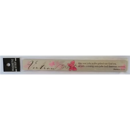 Christian Art Gifts - Magnetic Strip - Vertrou