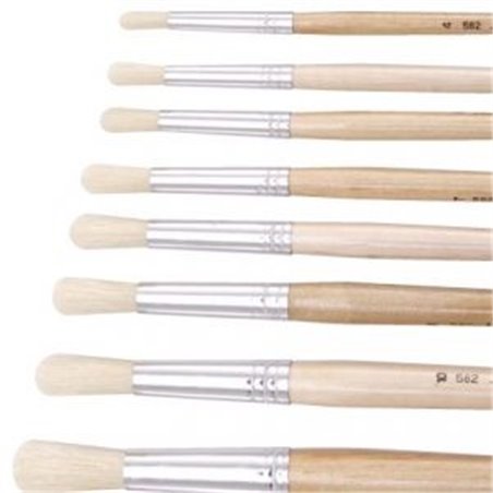 Wooden Paint Brush - Round, No. 10 (EACH)