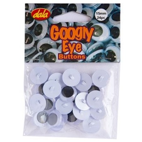 Dala - Self-Adhesive Googly Eyes - 14mm (24pc)