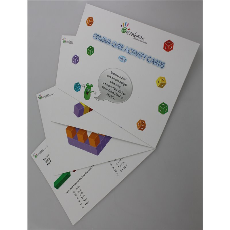 Greenbean Learning - Colour Cube (Counters) Activity Cards