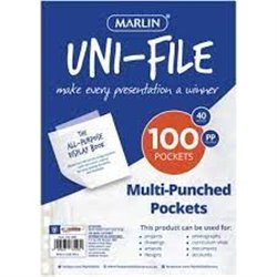 Filing Pocket - Sheet Protectors (100, A4)