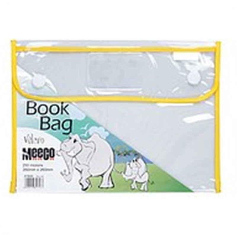 Meeco - A4 PVC Book Bag - Yellow