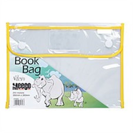 Meeco - A4 PVC Book Bag - Yellow