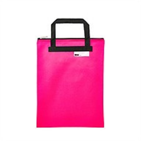 Meeco - Library / Book Carry Bag with Zip - Neon Green