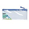 Meeco - Large Clear PVC Pencil Bag - Red