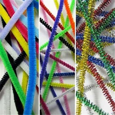 Dala - Chenille Stems - Assorted Thicker Brights (12 pcs)