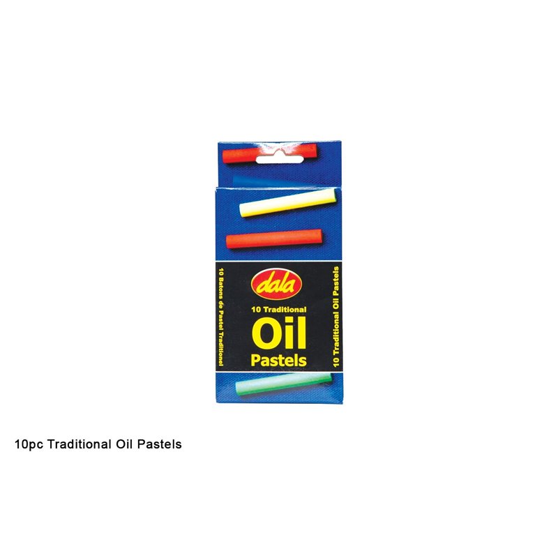 Dala - Craft Supplies - Oil Pastels (10 Traditional Colours)