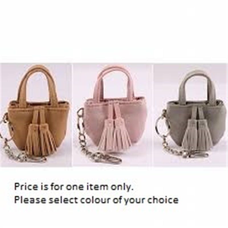 Jenam Accessories - Keyring Purse - PU Leather with Tassles (EACH)