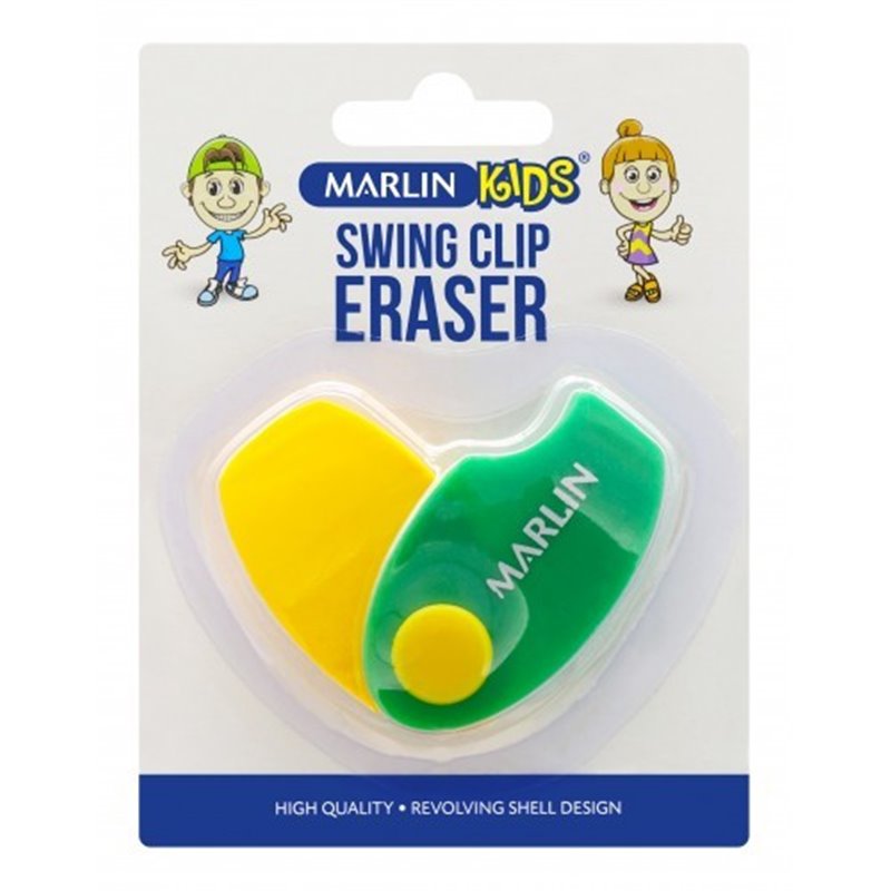 Marlin Swing Eraser - Green & Yellow