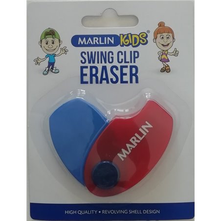 Marlin Swing Eraser - Blue & Red