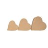 Dala - Cardboard Crafts - Nesting Heart Boxes (3 Piece)