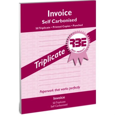 RBE Invoice A5P (Self Carbonised, 50 Triplicate)