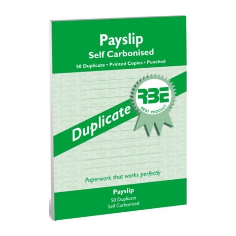 RBE Payslip A5P (Self Carbonised, 50 Duplicate)