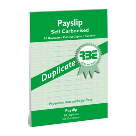 RBE Payslip A5P (Self Carbonised, 50 Duplicate)