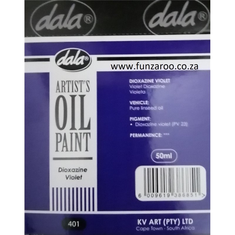 Dala - Oil Paint - Dioxazine Violet 401 (50ml)