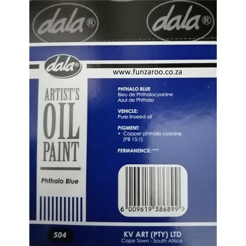 Dala - Oil Paint - Phthalo Blue 504 (50ml)