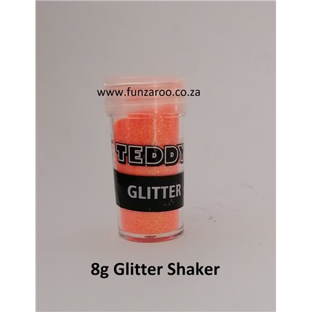 Teddy Glitter Shaker - Neon Green (8g)