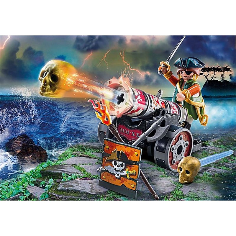 Playmobil - Pirate with Skull Cannon