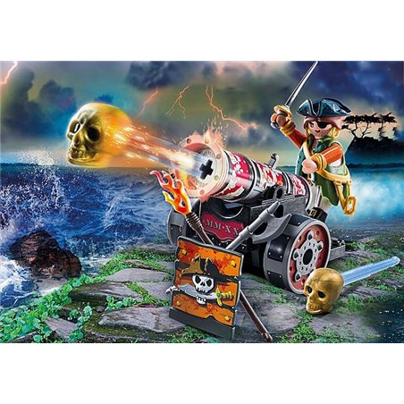 Playmobil - Pirate with Skull Cannon