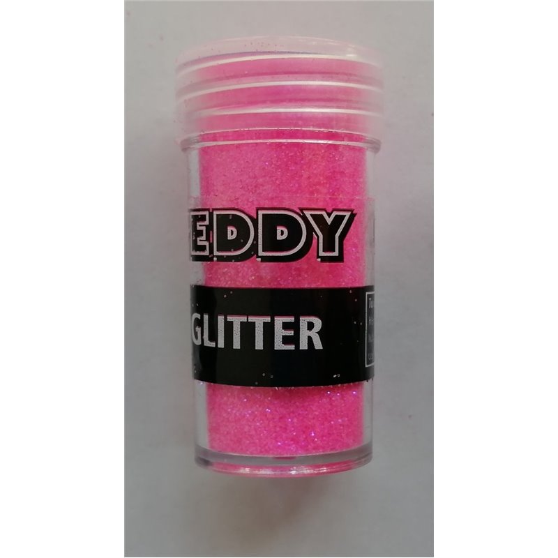 Teddy Glitter Shaker - Neon Pink (8g)