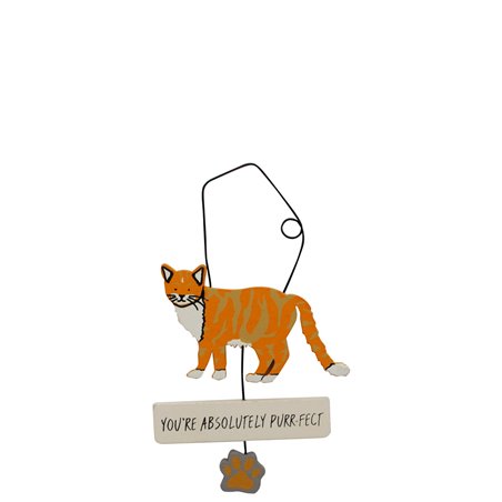 Jenam Paws for Thought - Wooden Hanger - Purrfect