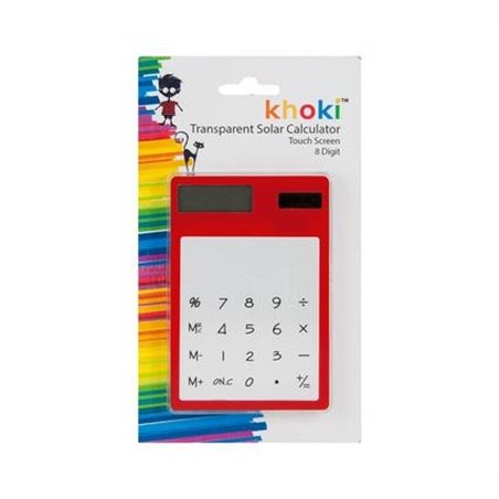 Khoki Transparent Solar Calculator