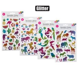 Stickers - Glitter Foil - Wild Animals