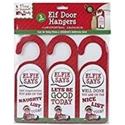 Elves Behavin' Badly - Elf Door Hangers - Elfie Says (3 Pack)