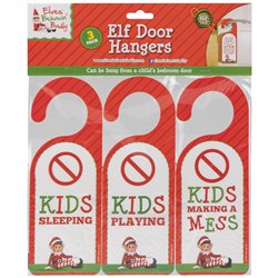 Elves Behavin' Badly - Elf Door Hangers - Kids (3 Pack)