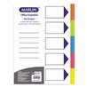 Marlin - PVC Indexes / Dividers (170micron, 5 tab)